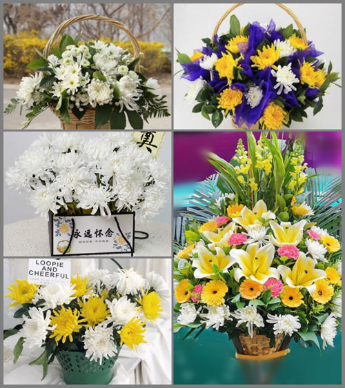 贵州毕节市黔西县素朴镇百花村白事提篮配送